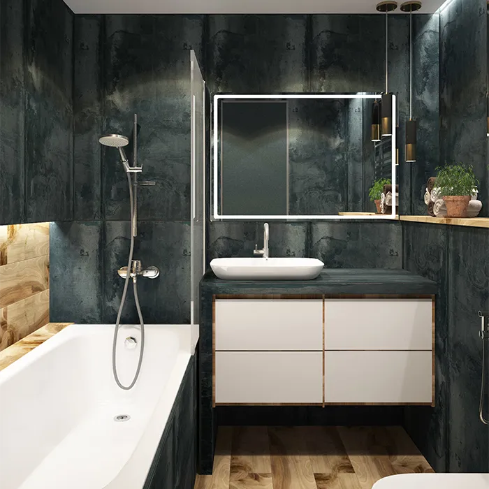 Apartment Bathroom Renovation - AE Wide Constructions